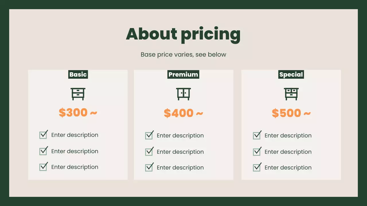 Orange Modern Furniture Promotion Presentation