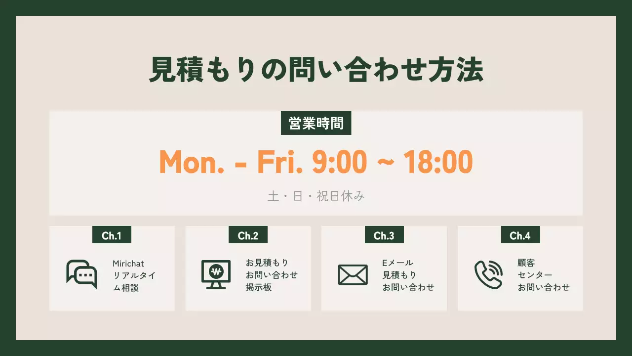 オレンジ モダン 家具 企画書 プレゼンテーション