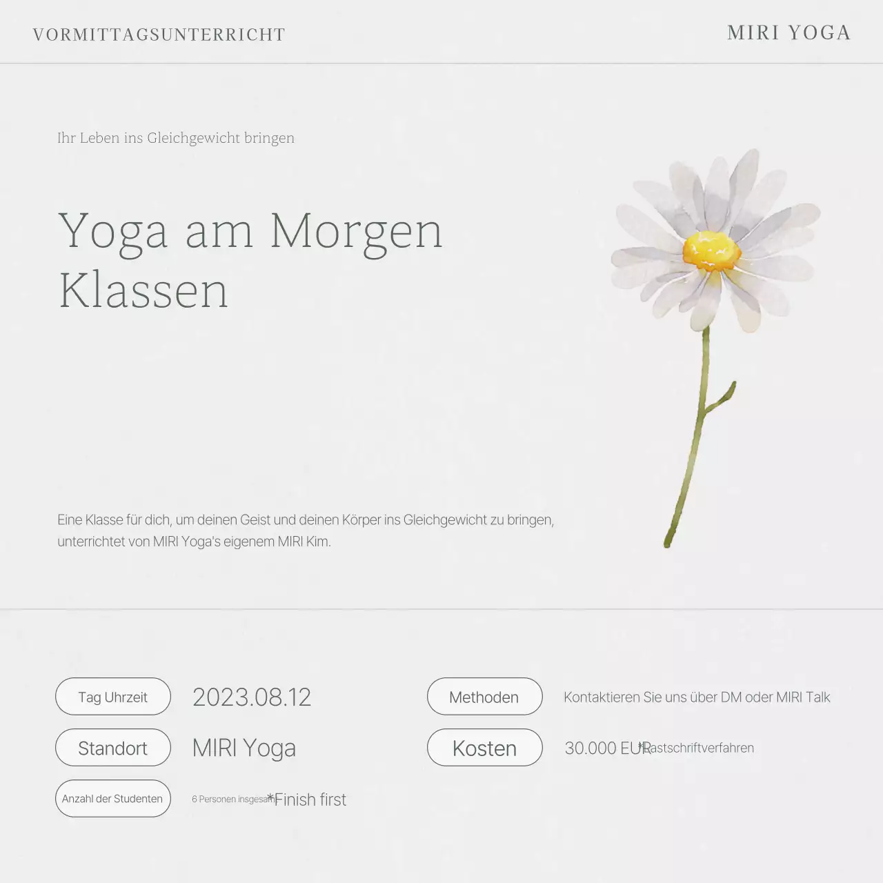 Grey's Nature Sommer-Yoga-Kurse post