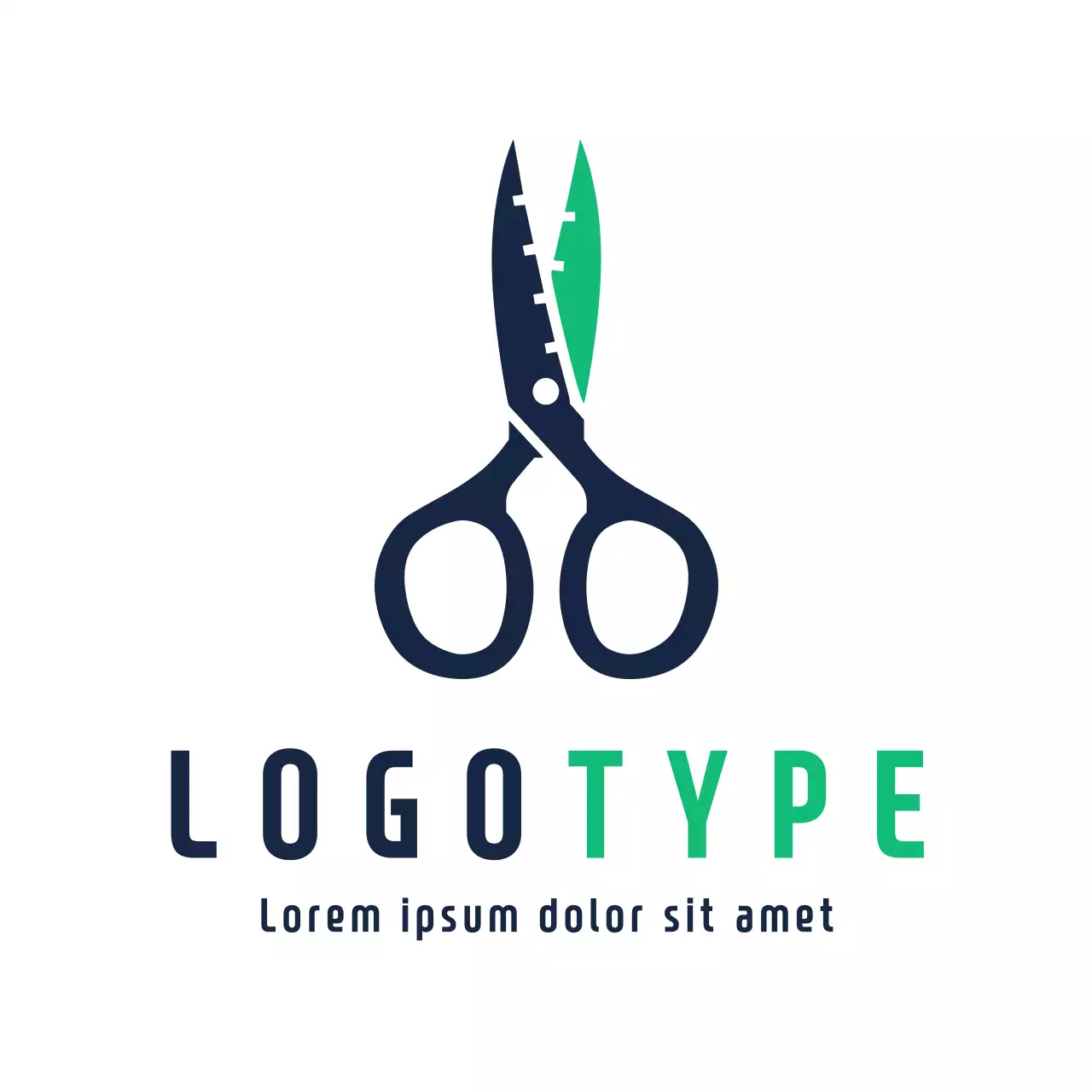 Green Modern Design Logo