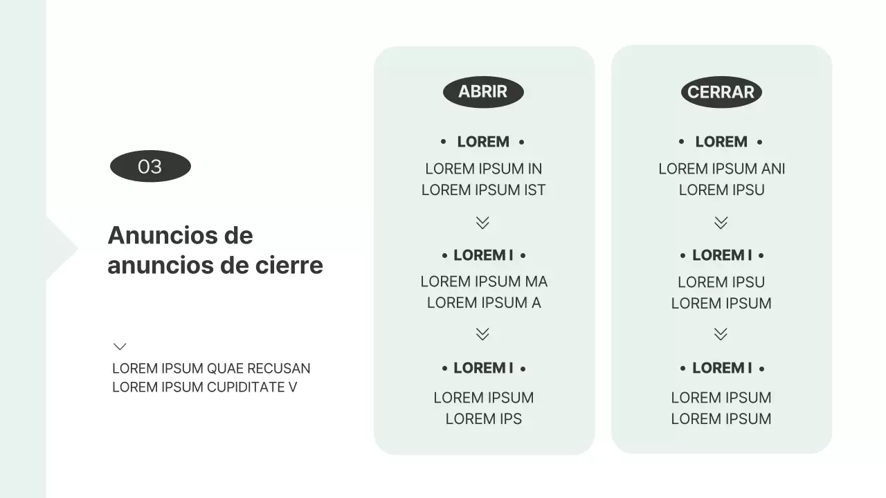 Manual de operaciones para tiendas sencillas Libro en blanco y menta Recursos de formación