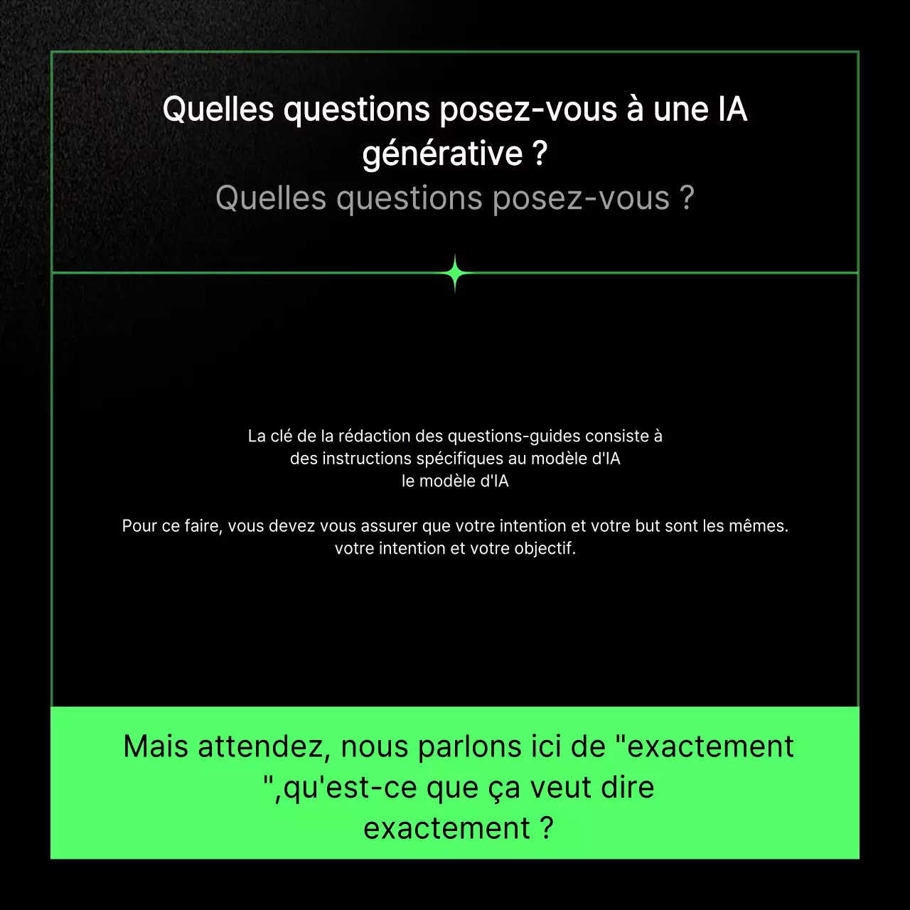 Un guide pour écrire des messages d'IA verts et kitsch