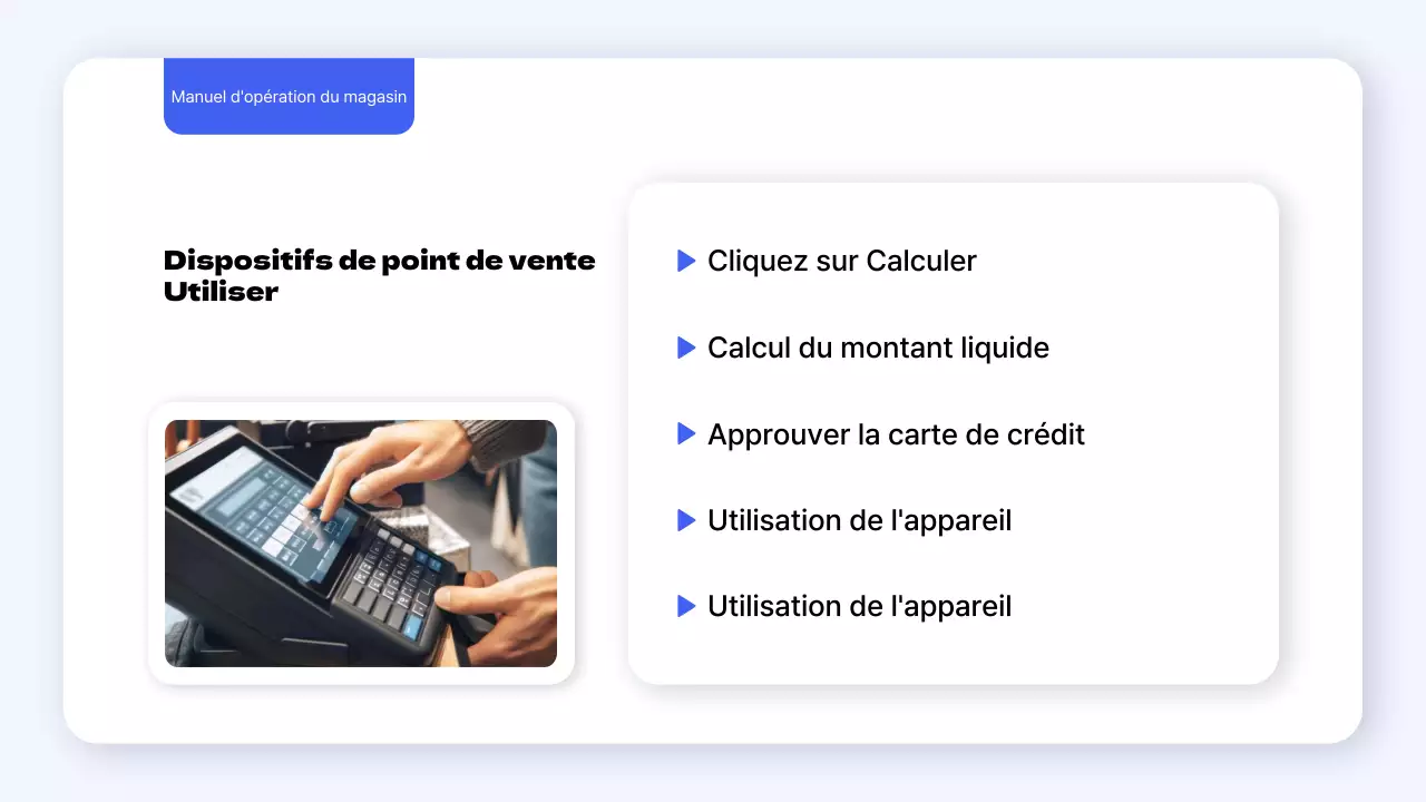 Guide des normes simples d'exploitation des magasins bleus et jaunes