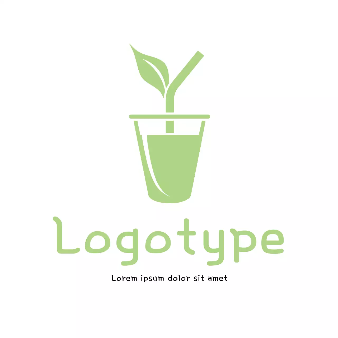 Green Minimal Design Logo