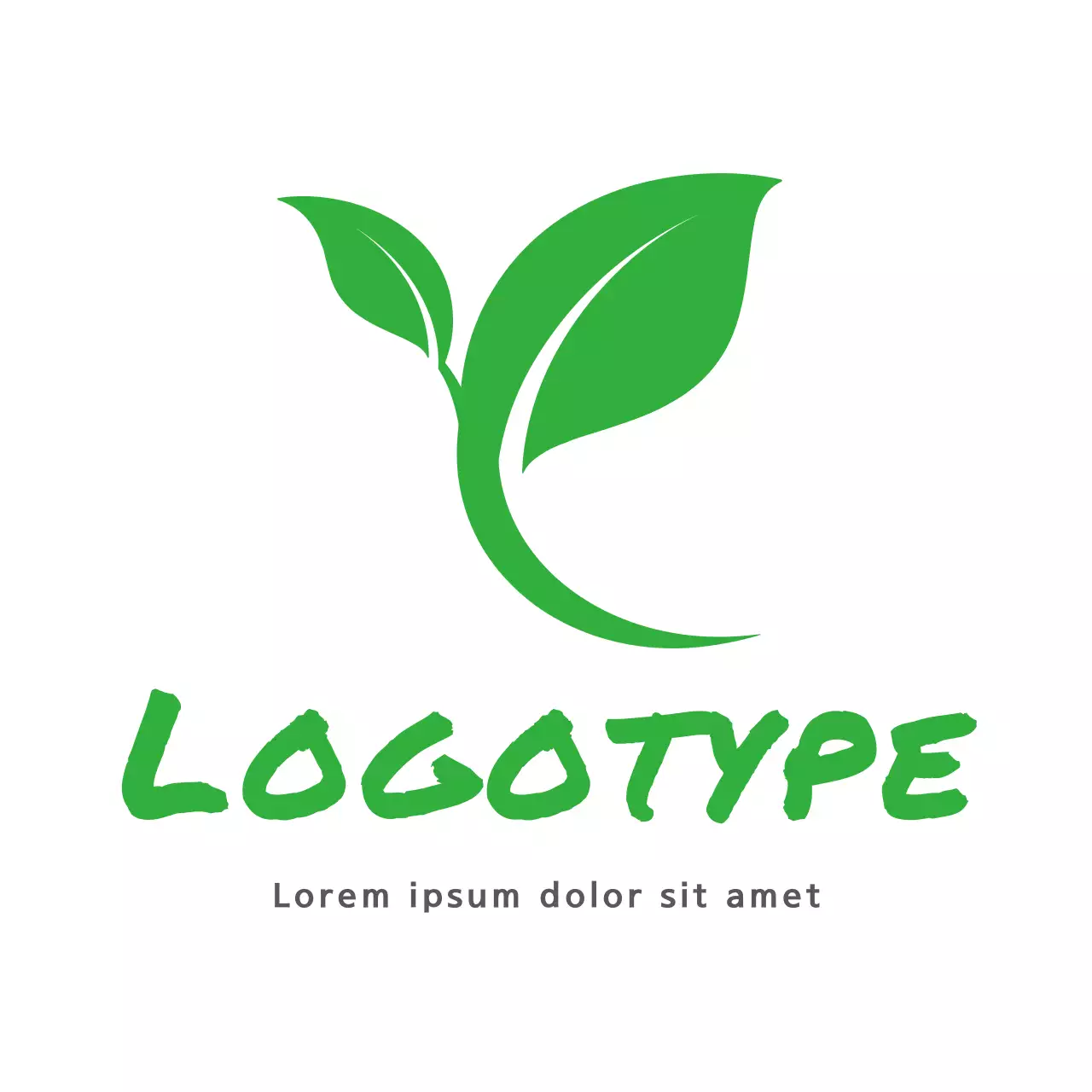 Green Minimal Design Logo
