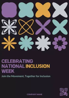 Black Modern Inclusion Announcement Poster