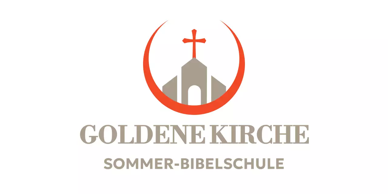 Orange-Gold Buntes Feeling Kirche Sommer Persönlichkeitsschule