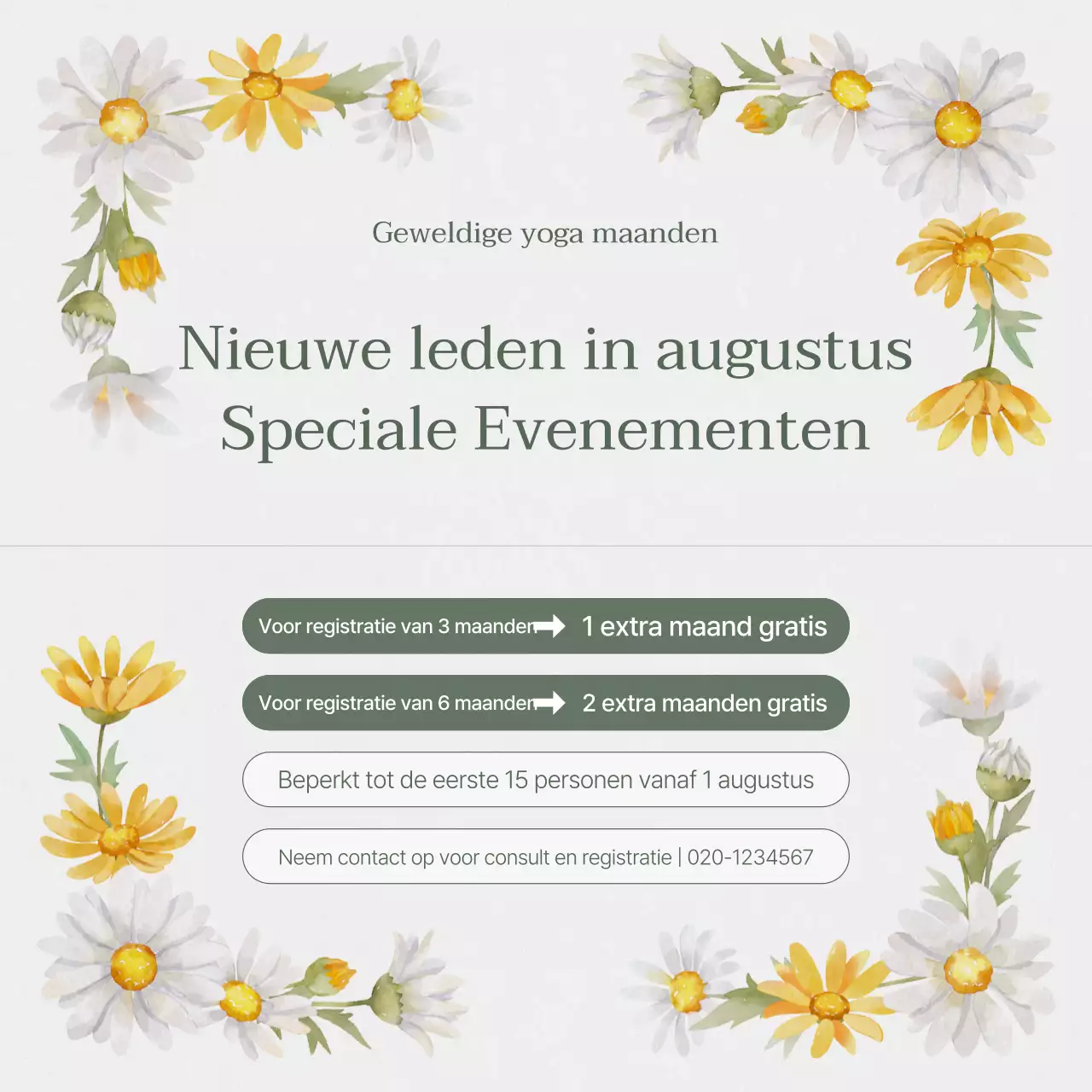 Grey's Nature Zomer Yoga Lessen post