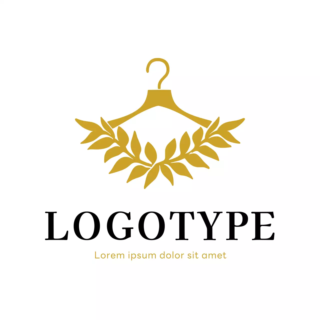 Gold Elegant Fashion Logo