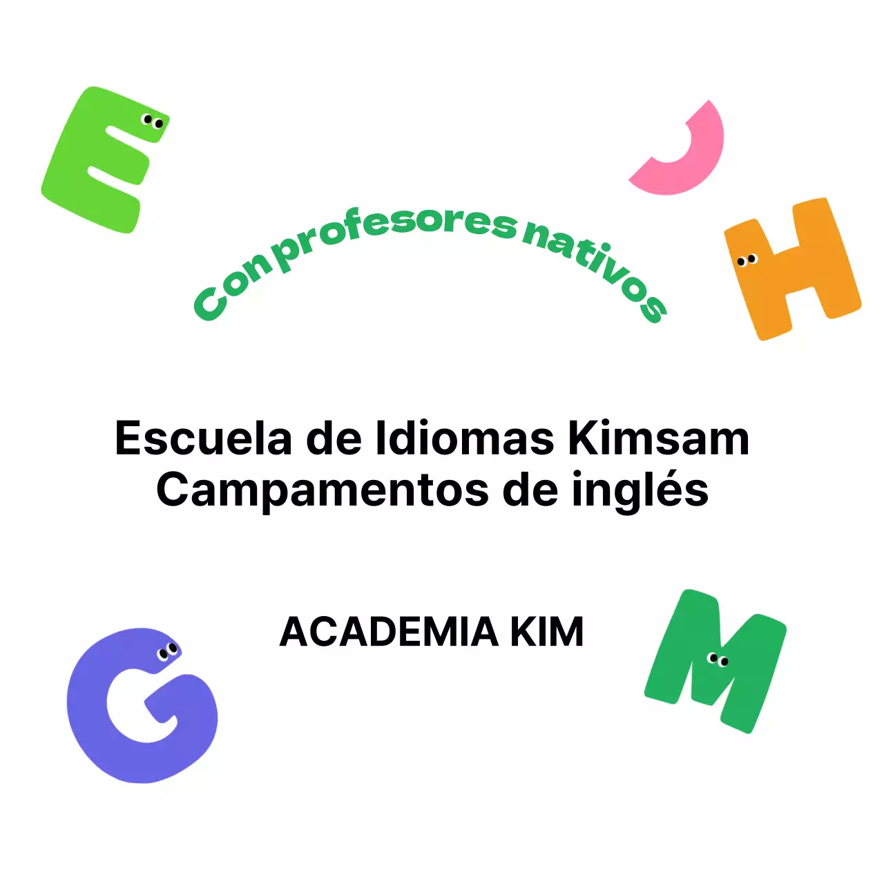 Un simpático y colorido campamento de inglés diferente