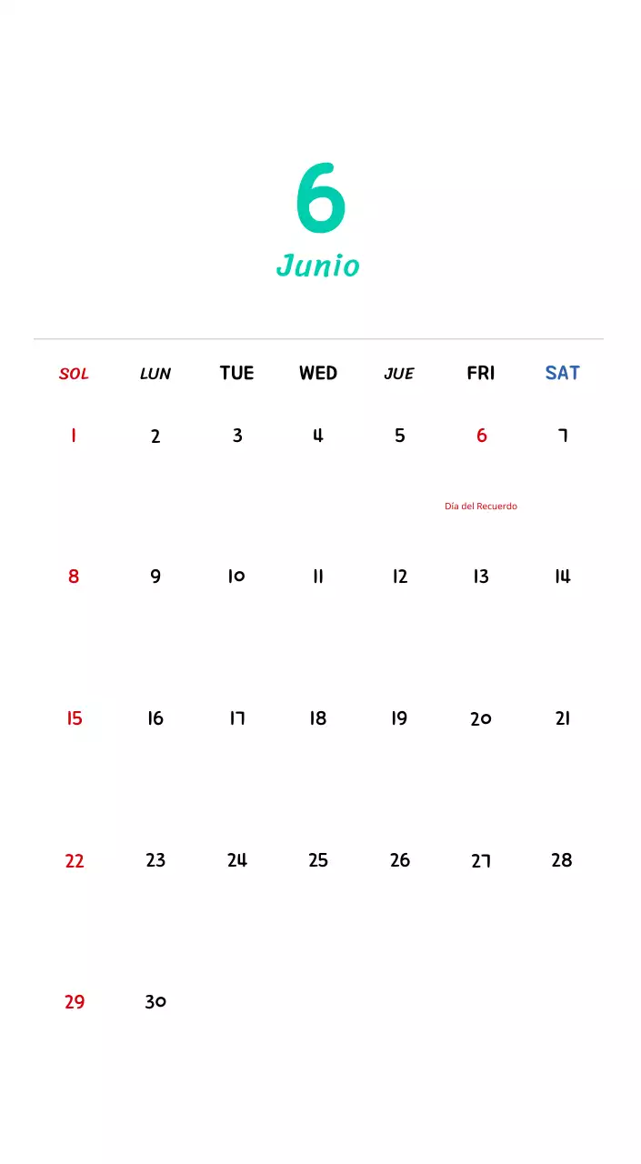 Calendario de Año Nuevo con simpáticas ilustraciones