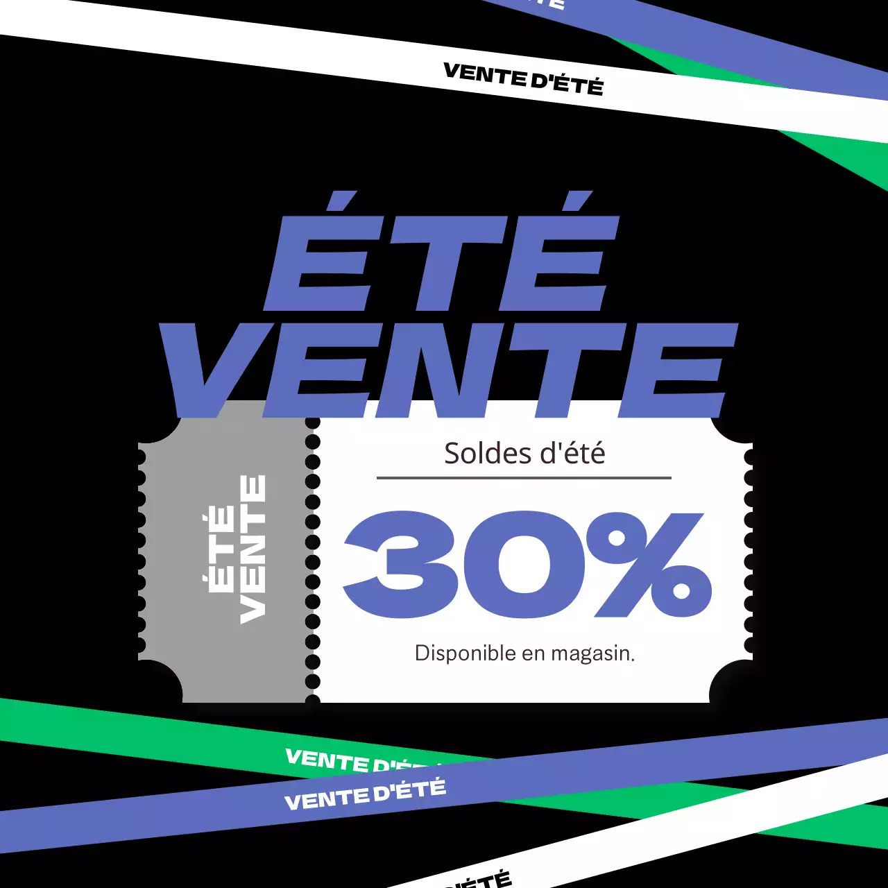 Une collection de soldes d'été aux accents violets et verts