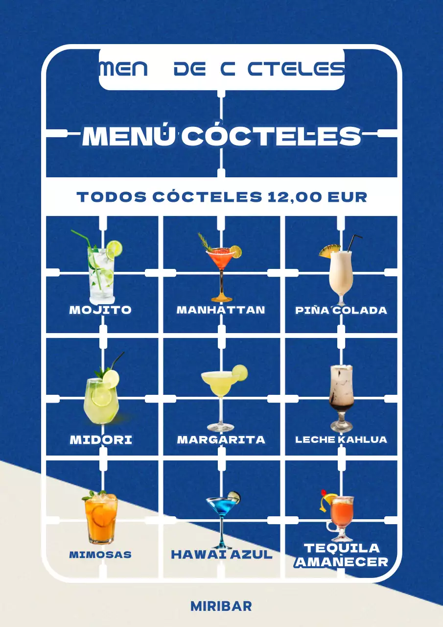 Una colección de modernos paneles de menú de restaurante en verde y marfil