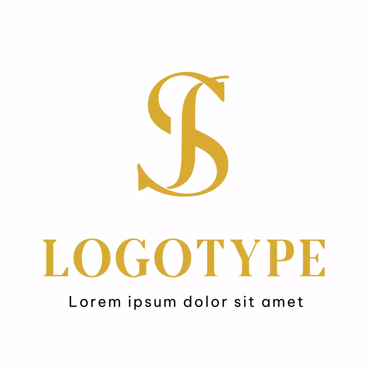 Gold Classic Design Logo