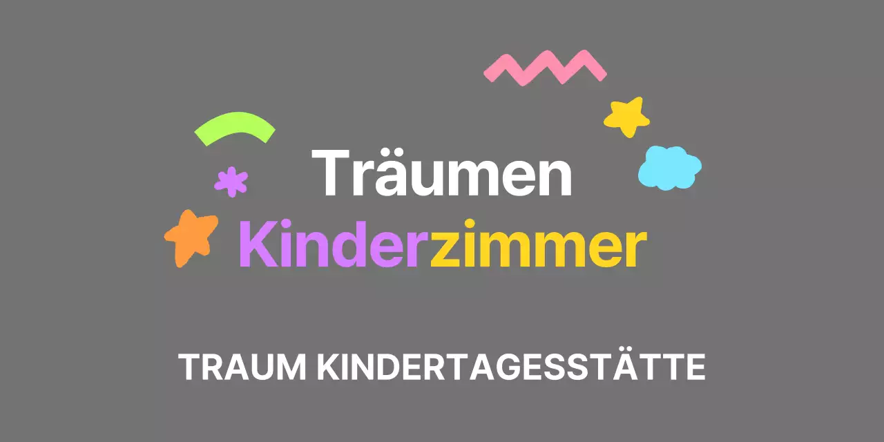 Ein niedliches Kinderzimmer-Logo in einem Regenbogen von Farben