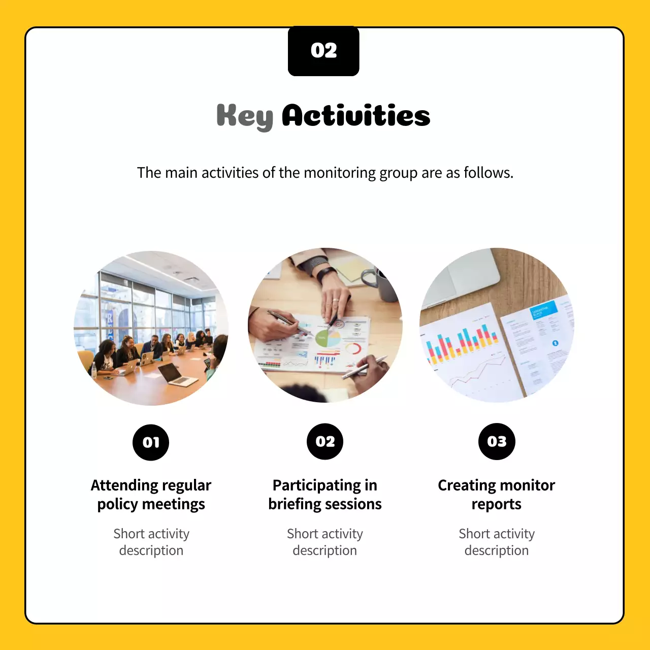 Yellow Modern Recruitment Announcement Instagram Carousel