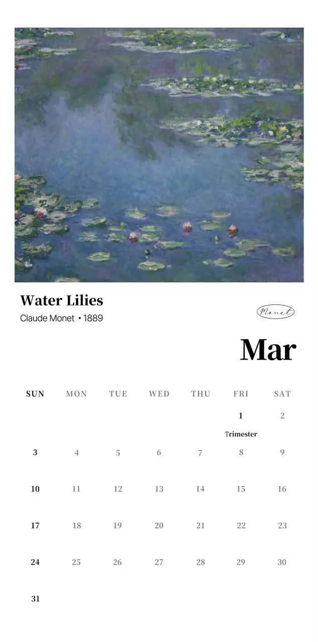 A simple, classic masterpiece in black and gray