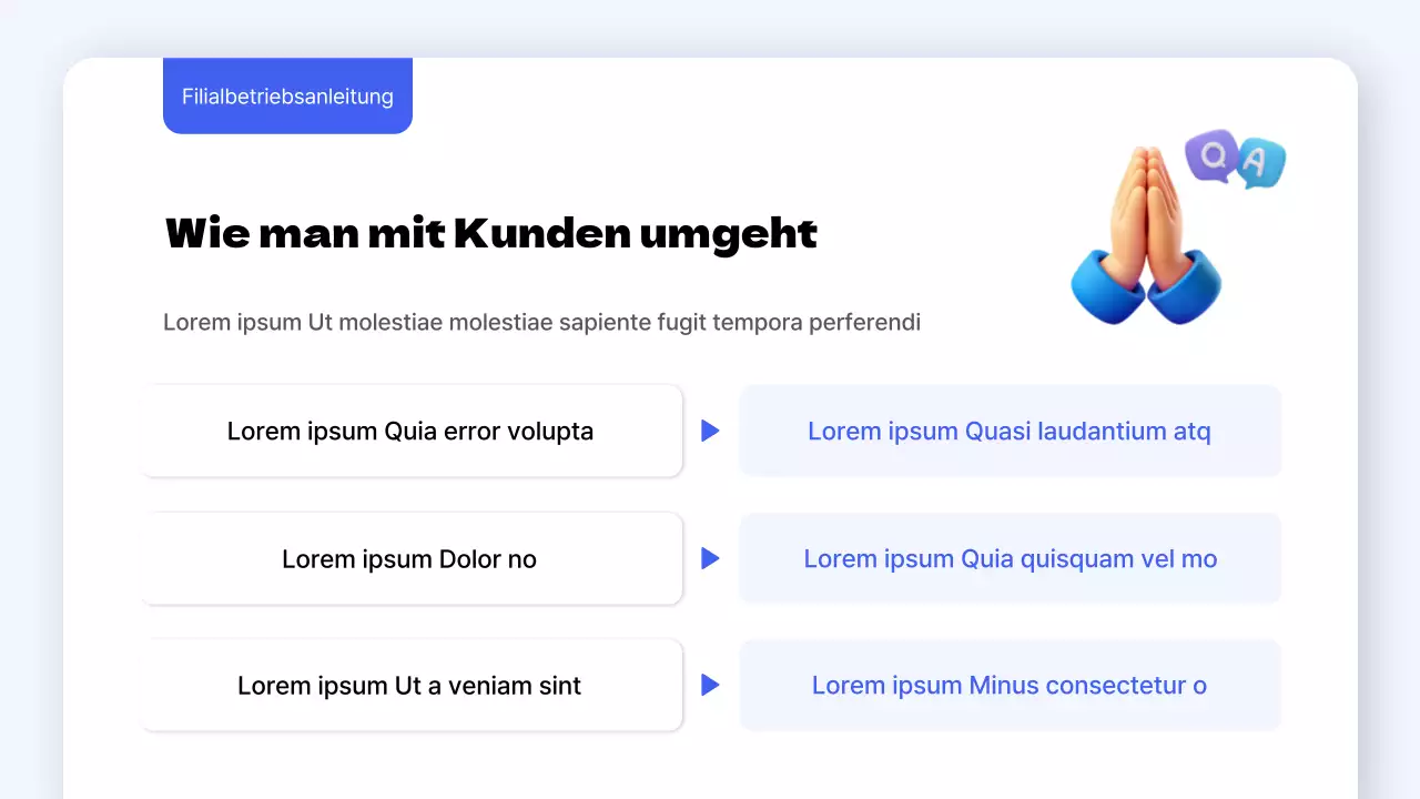Ein Leitfaden für einfache Betriebsstandards für blaue und gelbe Läden