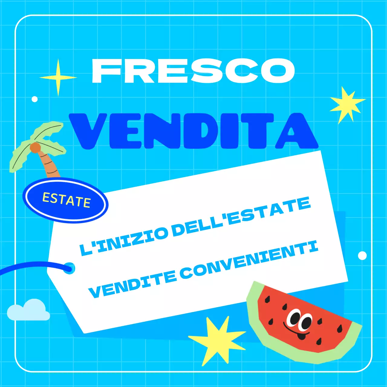 Promuovete i vostri eventi estivi in azzurro