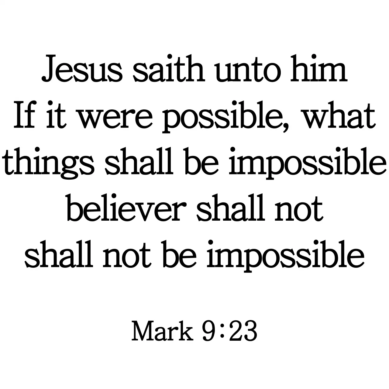 Blue Simple Bible Verse Quotes Church Promotion