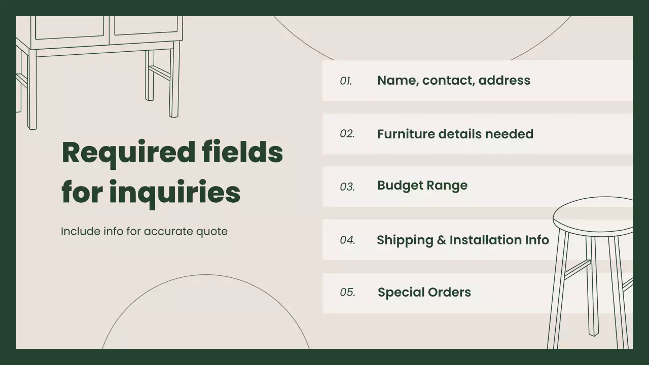 Orange Modern Furniture Promotion Presentation