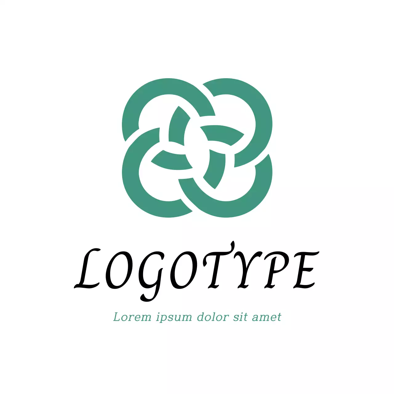 Green Minimal Design Logo