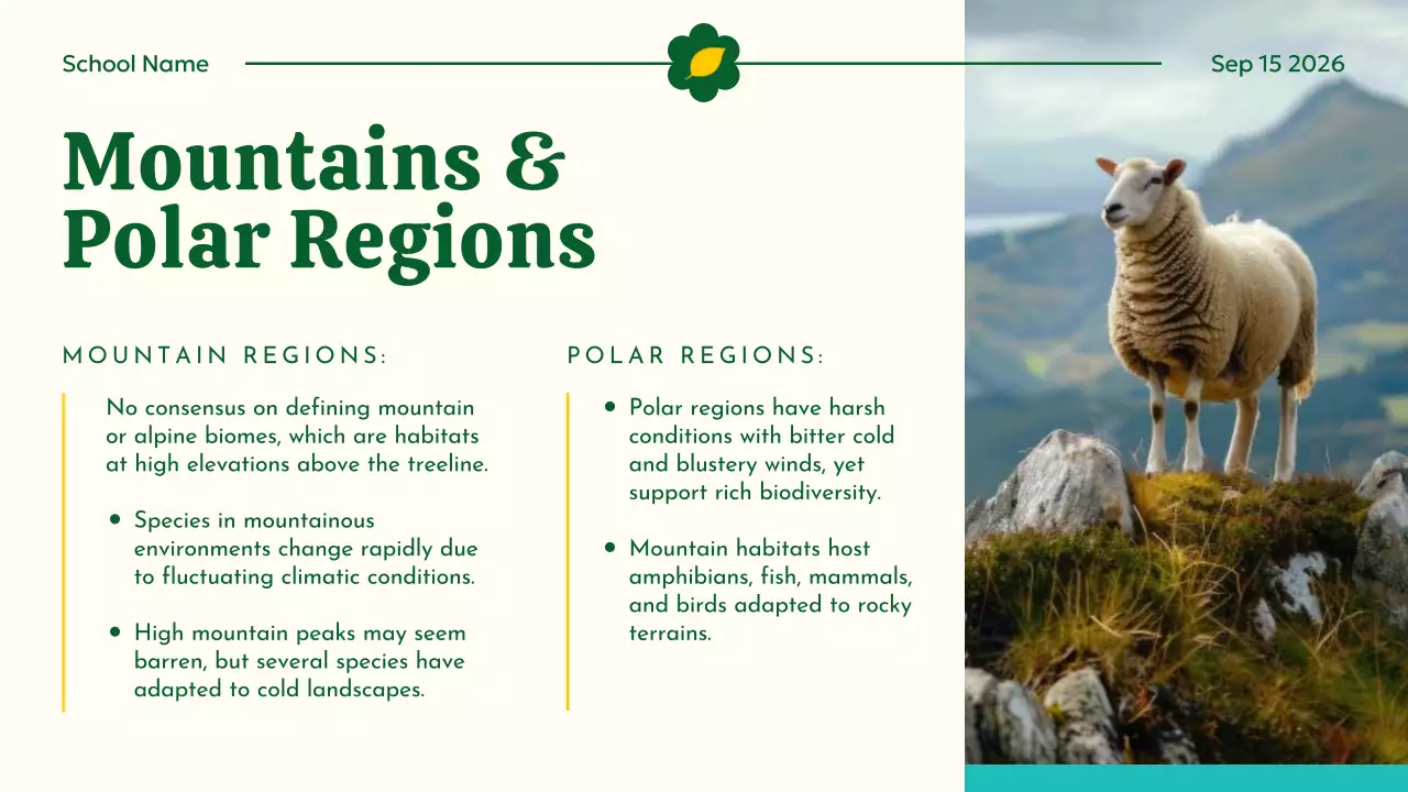 Yellow Educational Animal Guide Presentation