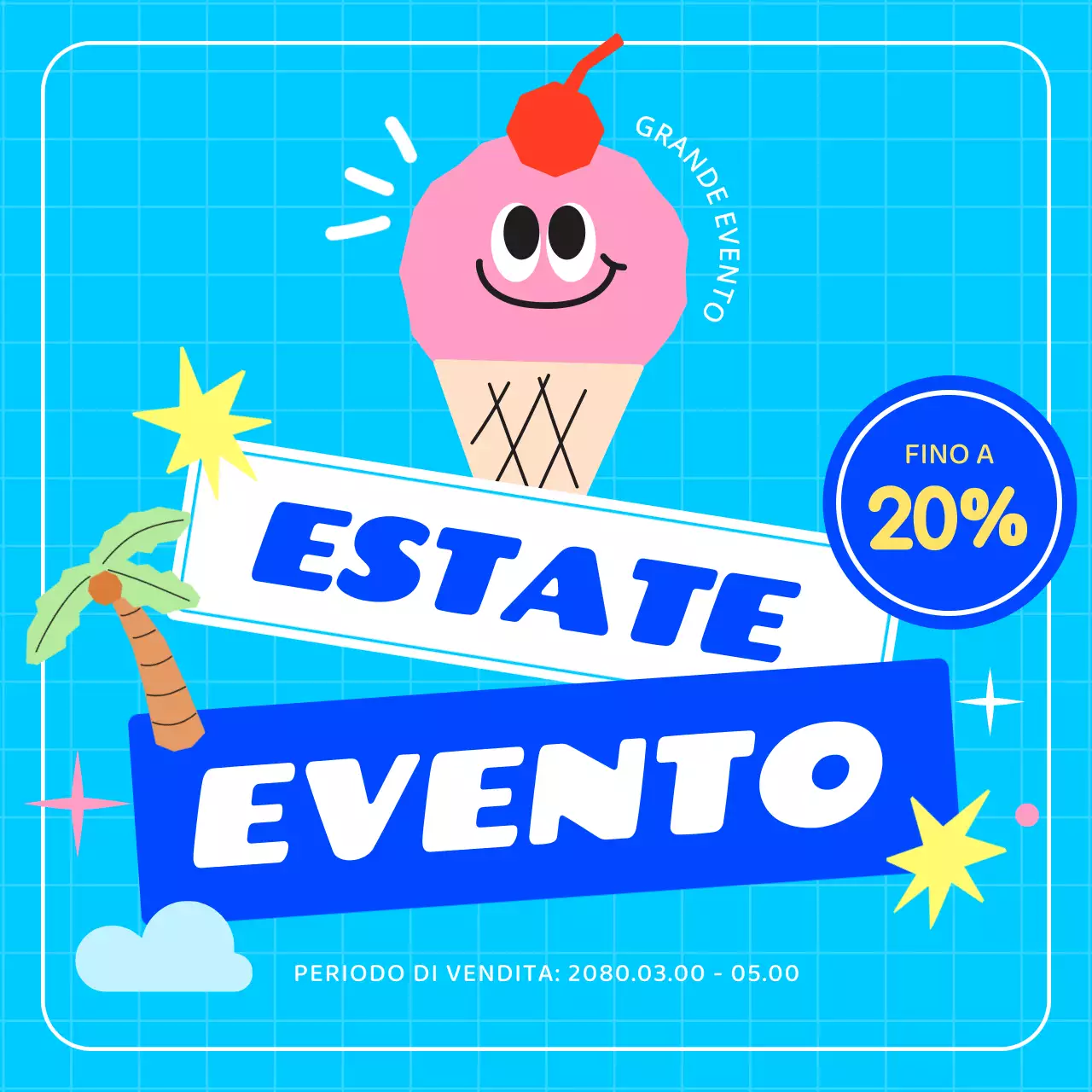 Promuovete i vostri eventi estivi in azzurro