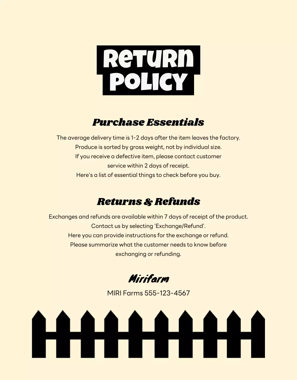 Beige Simple Mushroom Promotion Poster