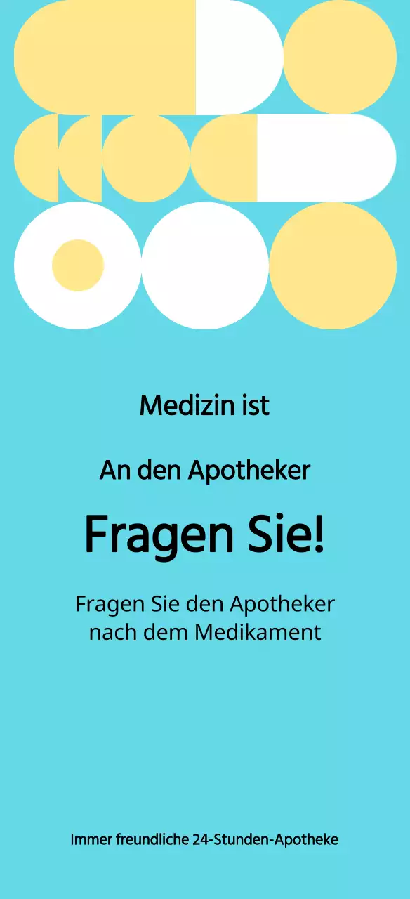 Übersichtlicher, gelber 24-Stunden-Apothekenführer