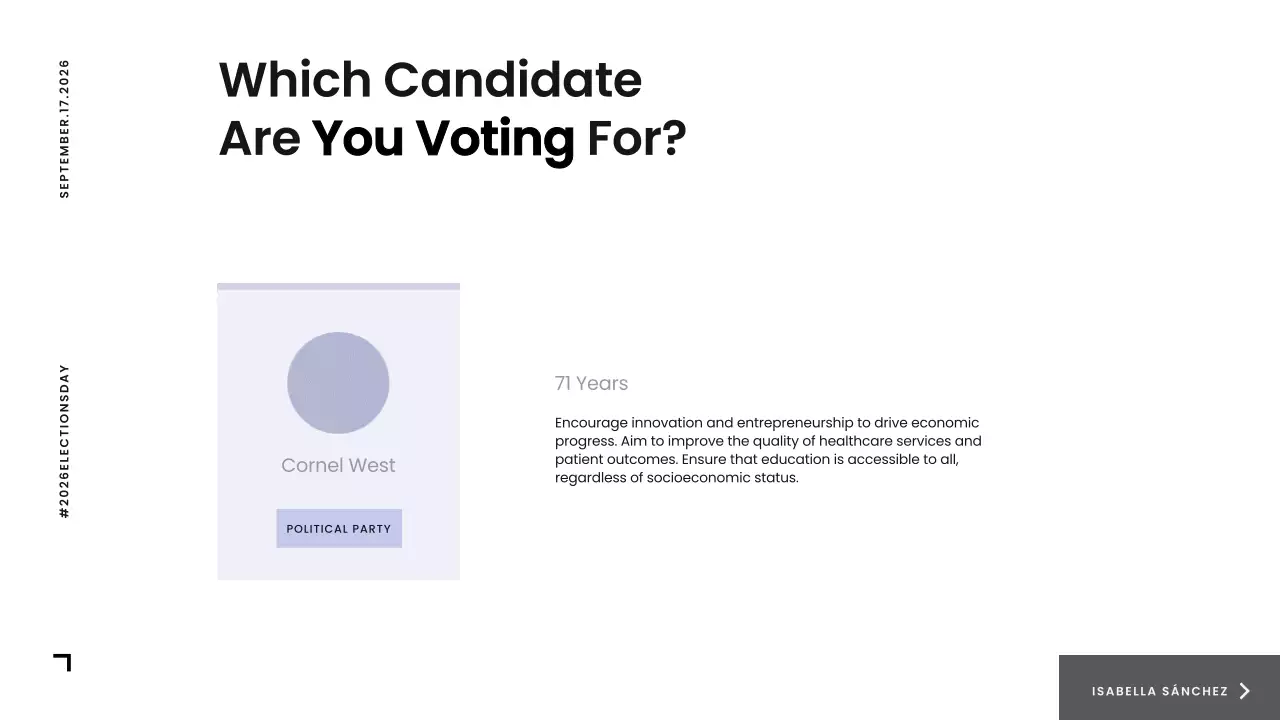 White Modern Voter Registration Guide Presentation