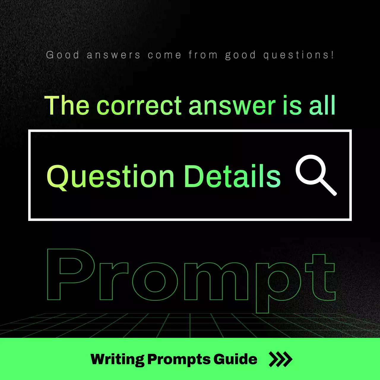 Black Modern Writing Guide Instagram Carousel