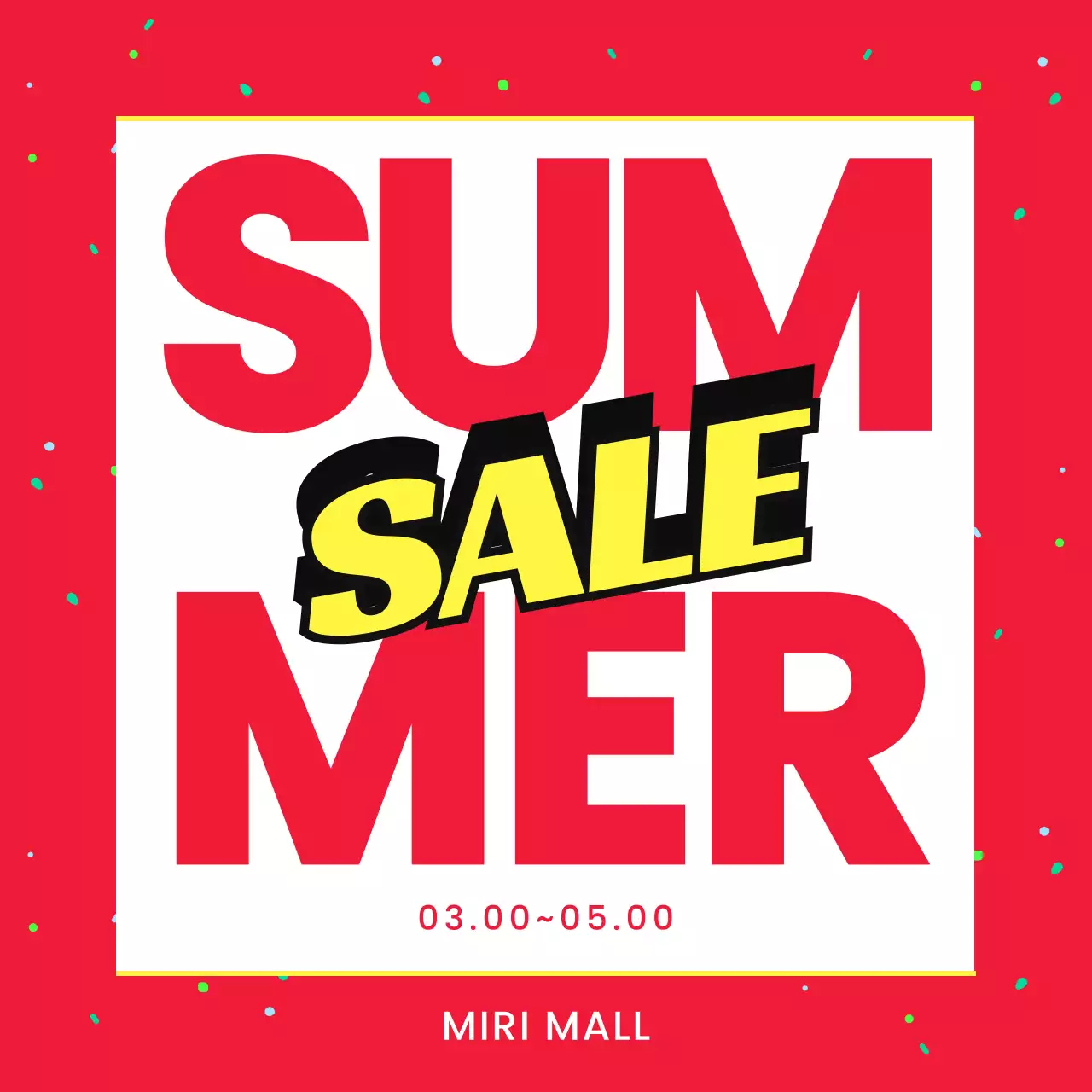 Red Bold Sale Promotion Instagram Carousel