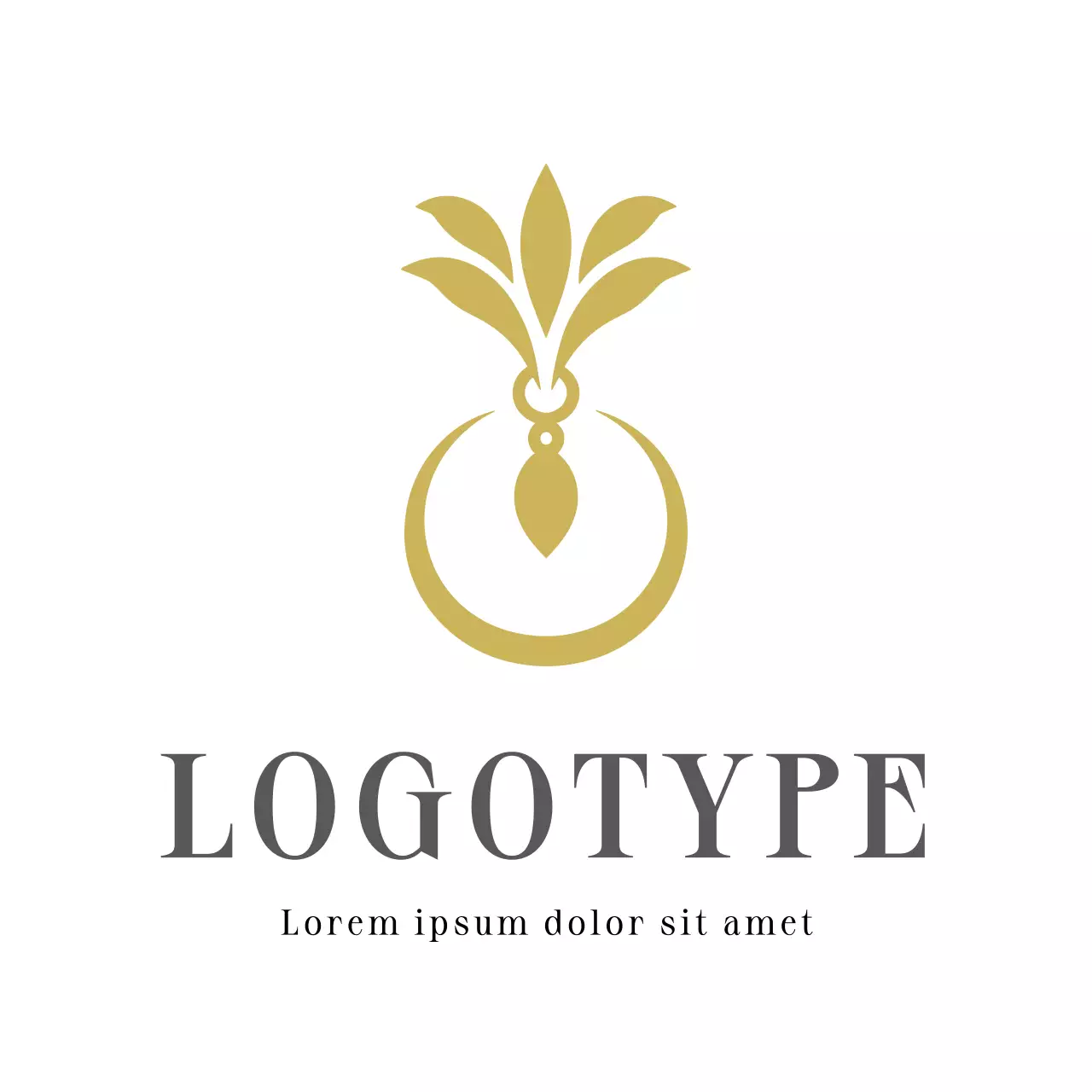 Gold Elegant Design Logo