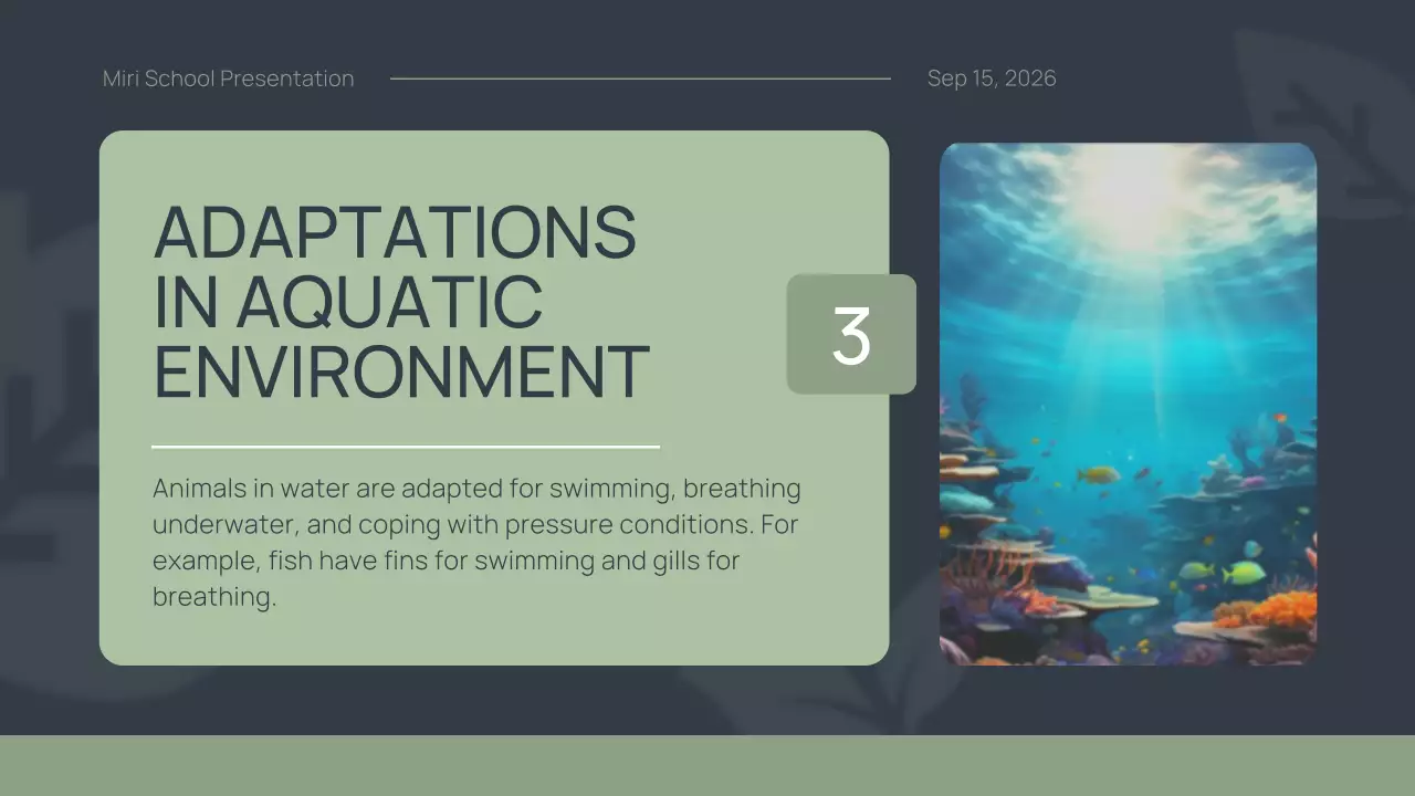 Green Simple Animal Presentation