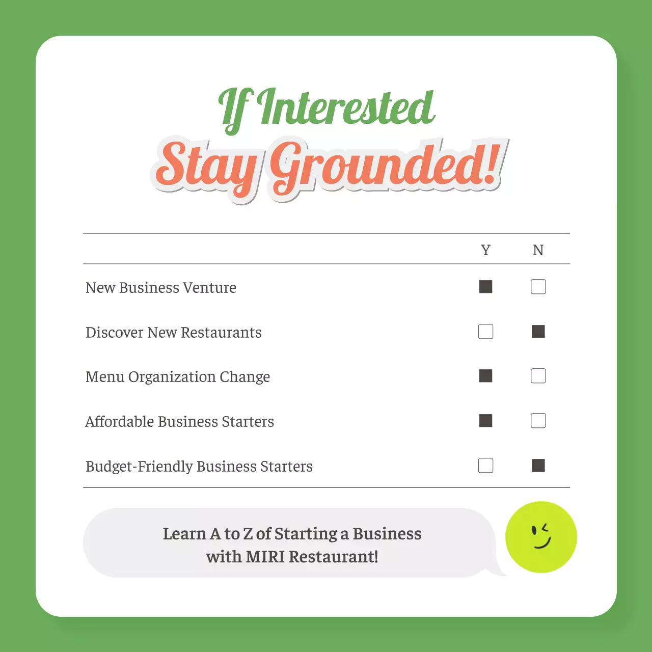 Green Simple Motivation Announcement Instagram Carousel