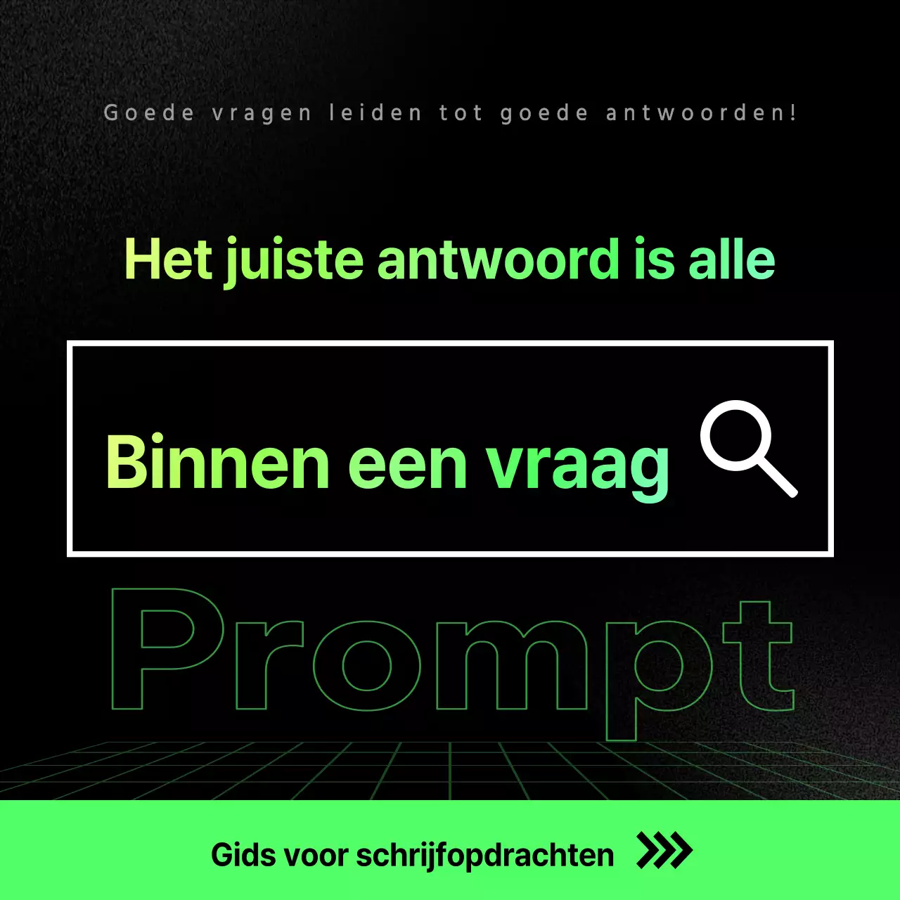 Een gids voor het schrijven van groene, kitscherige AI-prompts