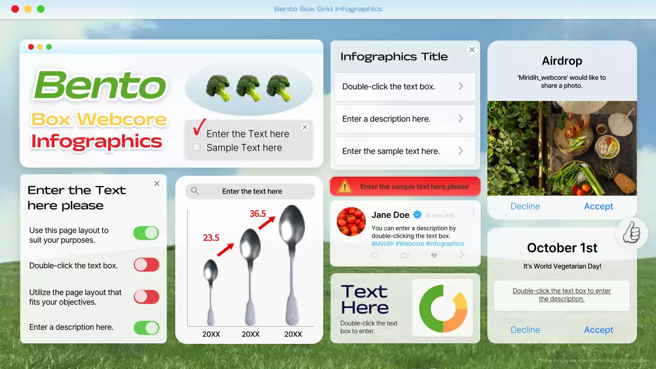 Colorful Modern Template Infographic