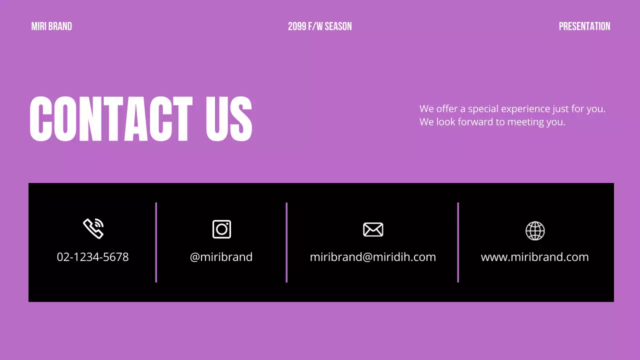 Black Modern Brand Presentation