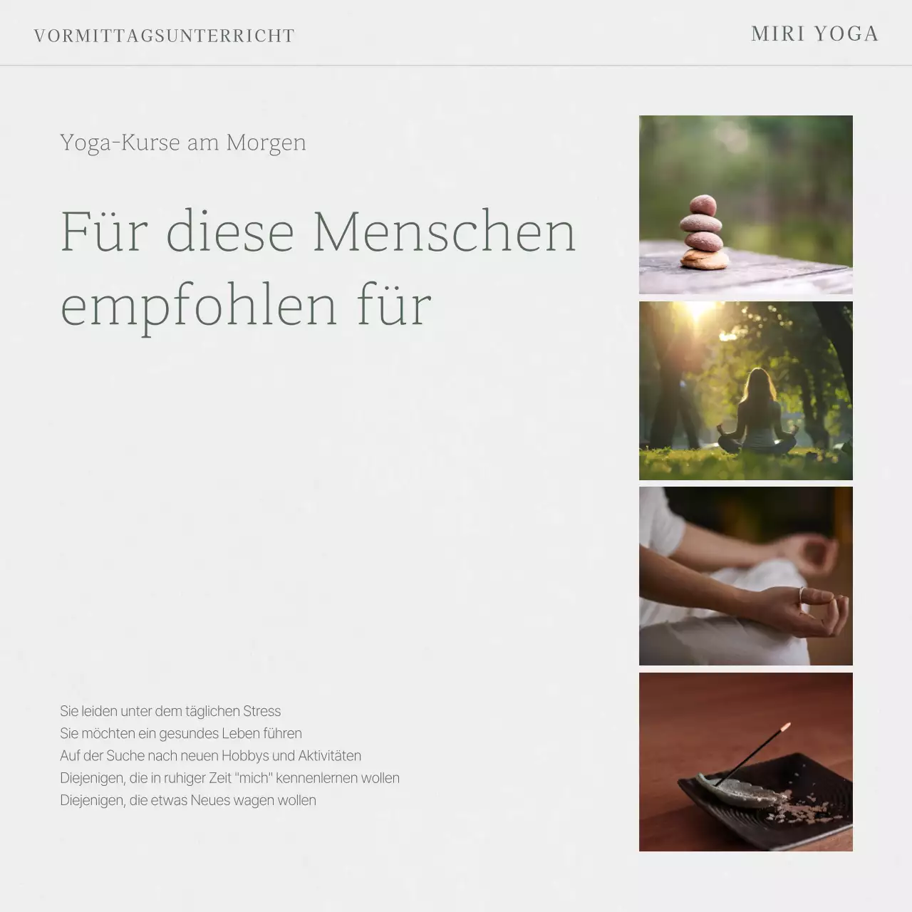 Grey's Nature Sommer-Yoga-Kurse post