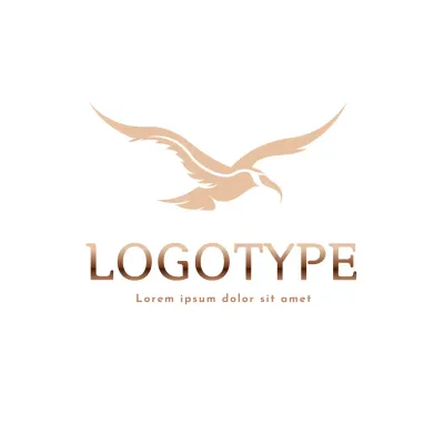 Beige Minimal Design Logo