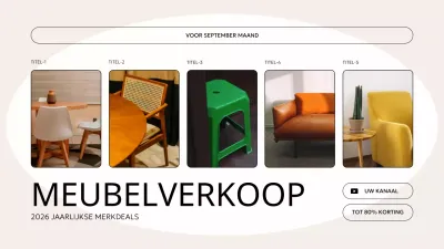On trend meubels in beige en ivoor in de uitverkoop