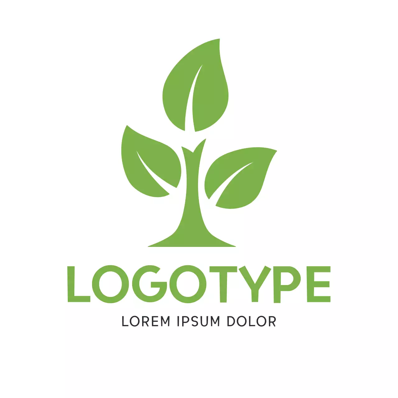 Green Minimal Design Logo