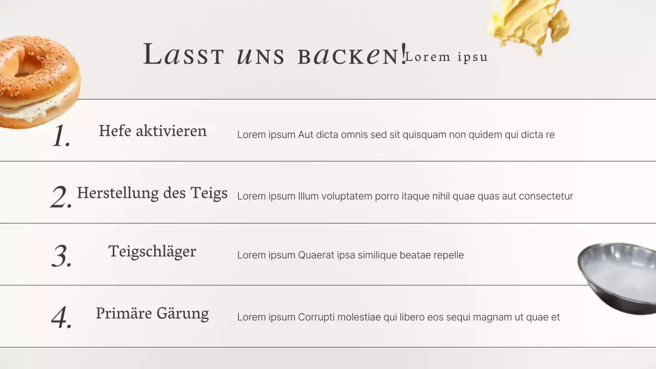 Luxusbacken in Braun- und Beigetönen Ein-Tages-Kurs Materialien