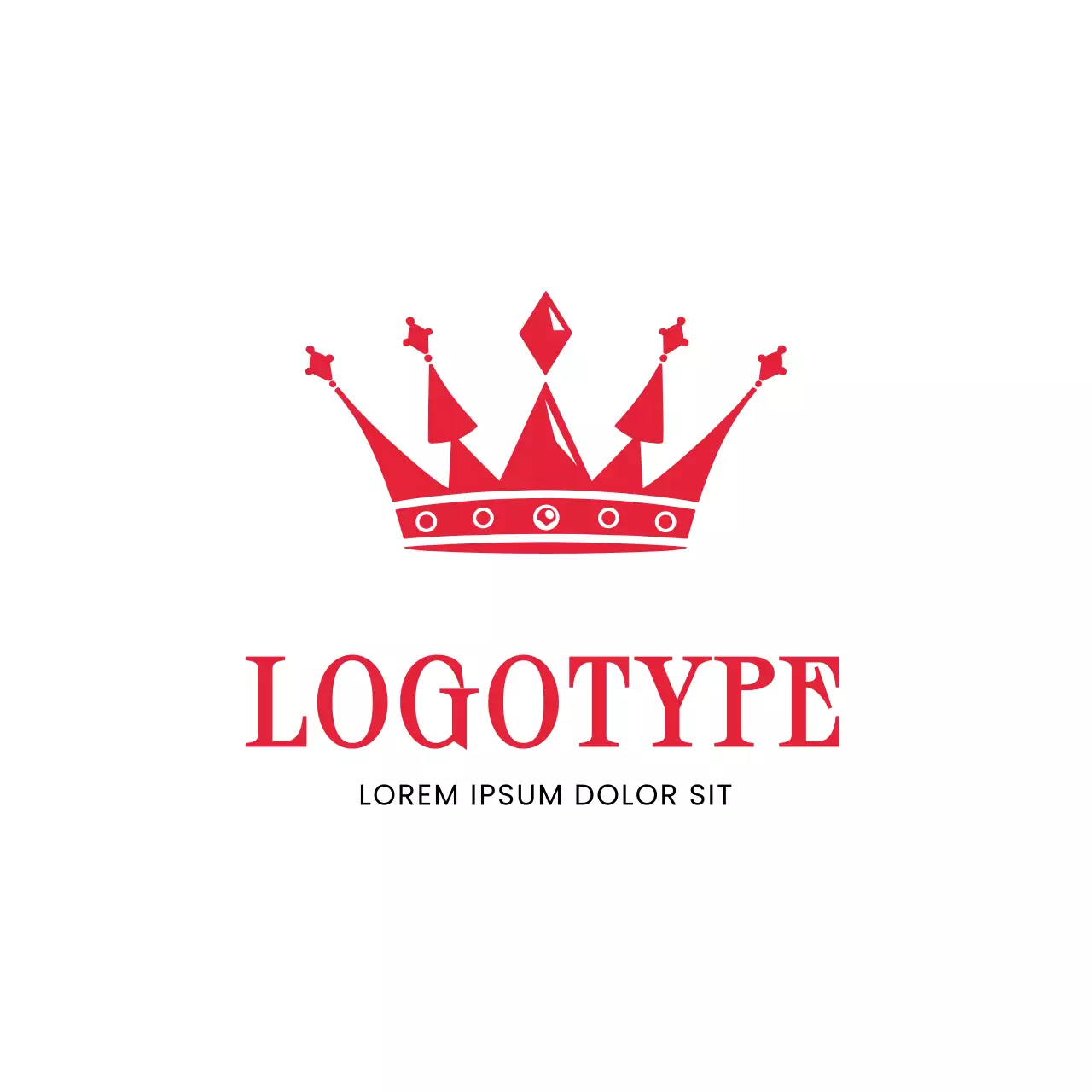 Red Classic Design Logo