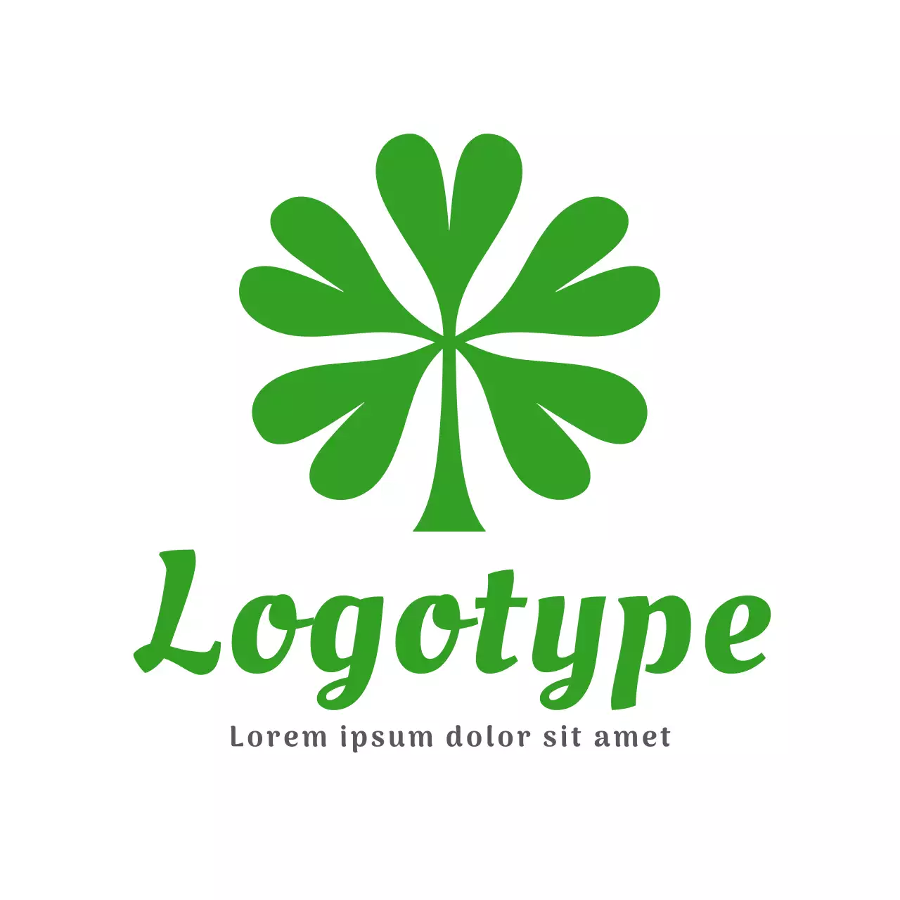 Green Minimal Design Logo