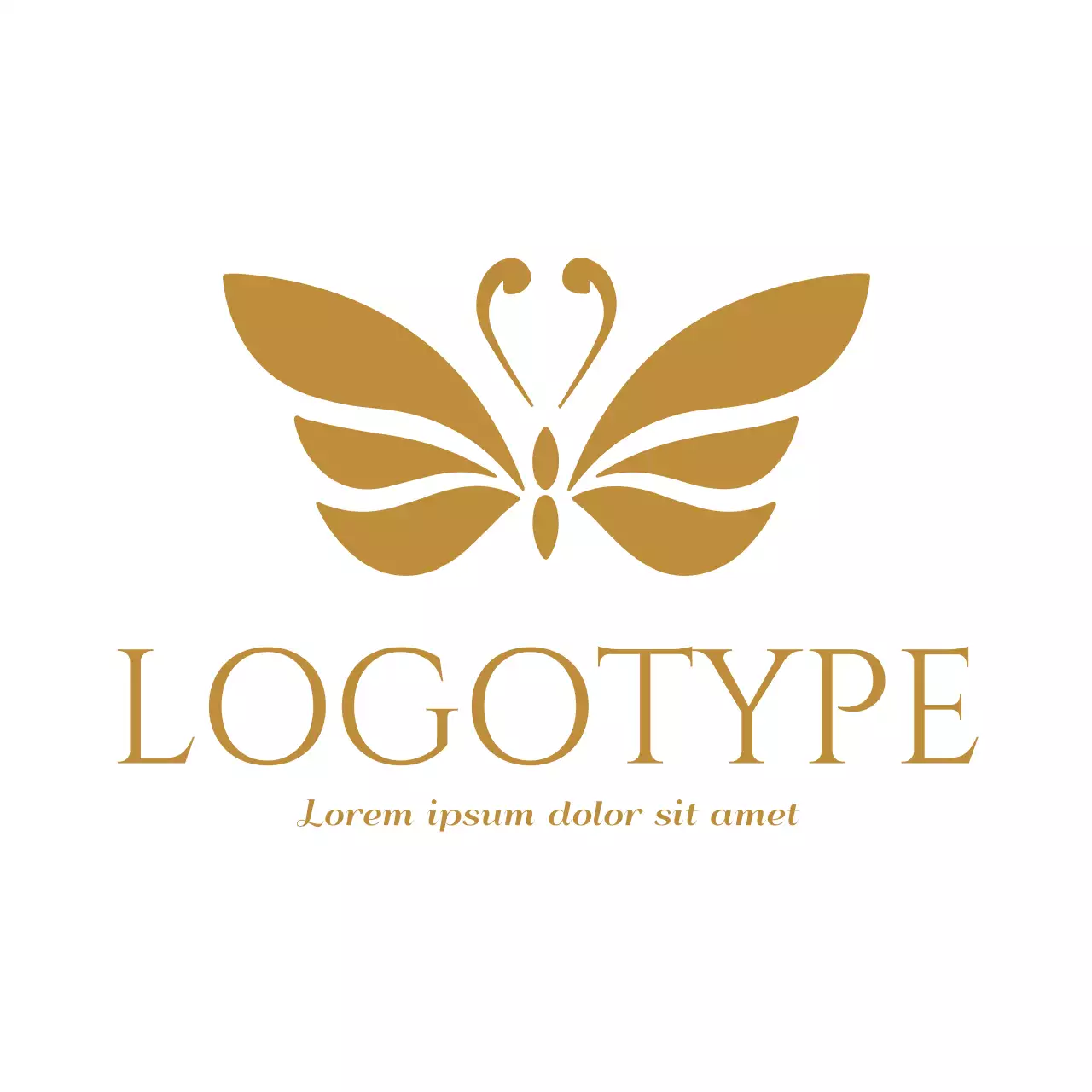 Gold Elegant Design Logo