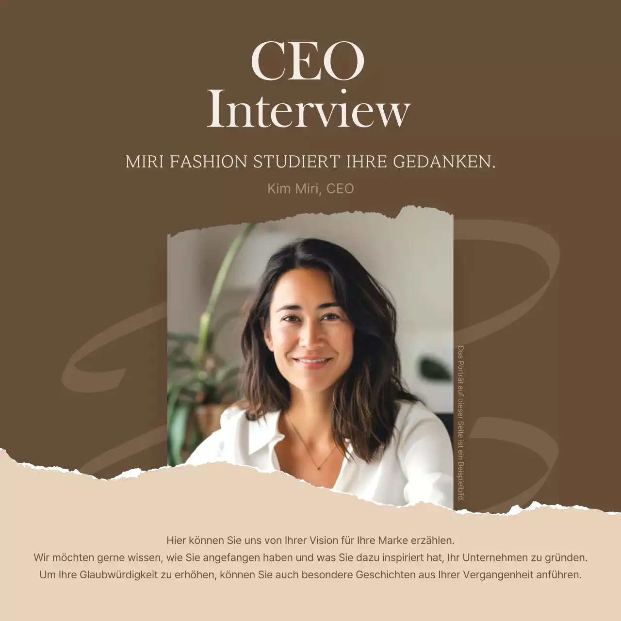 Eine Einführung in moderne Modemarken in Beige und Braun