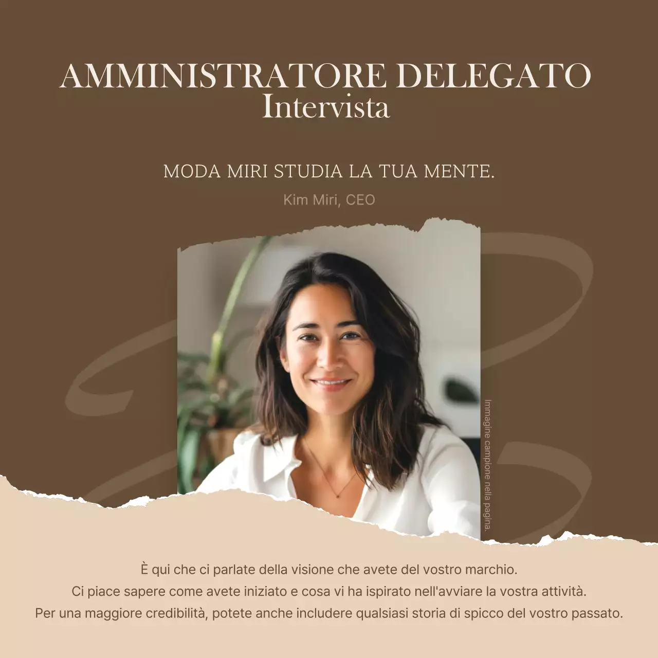 Un'introduzione ai marchi della moda moderna in beige e marrone