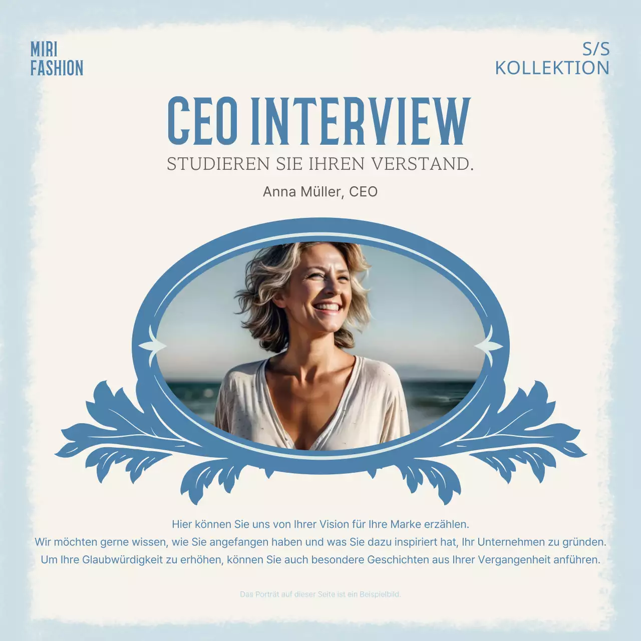 Klassische Accessoires der Marke in Elfenbein und Hellblau